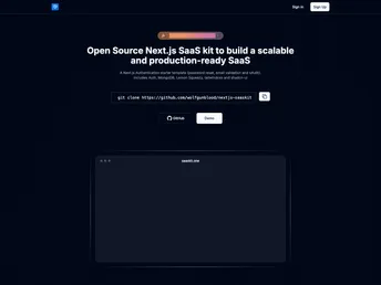 Nextjs Saaskit screenshot